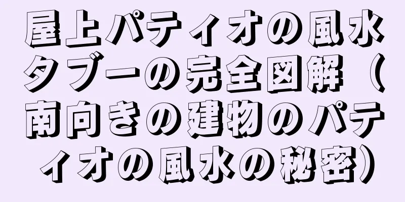 屋上パティオの風水タブーの完全図解（南向きの建物のパティオの風水の秘密）