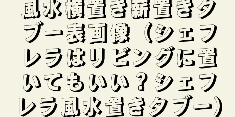 風水横置き薪置きタブー表画像（シェフレラはリビングに置いてもいい？シェフレラ風水置きタブー）