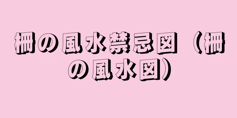 柵の風水禁忌図（柵の風水図）