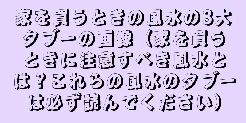 家を買うときの風水の3大タブーの画像（家を買うときに注意すべき風水とは？これらの風水のタブーは必ず読んでください）