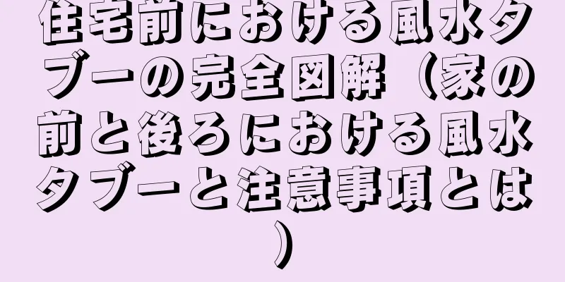 住宅前における風水タブーの完全図解（家の前と後ろにおける風水タブーと注意事項とは）