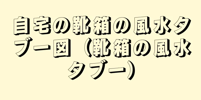 自宅の靴箱の風水タブー図（靴箱の風水タブー）