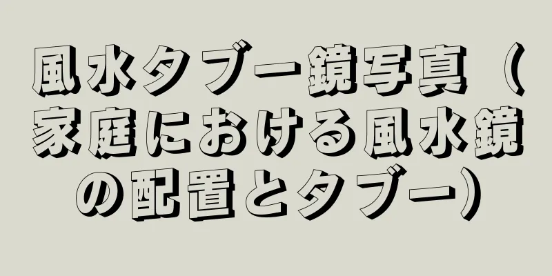 風水タブー鏡写真（家庭における風水鏡の配置とタブー）