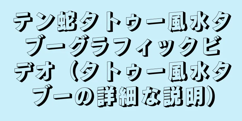 テン蛇タトゥー風水タブーグラフィックビデオ（タトゥー風水タブーの詳細な説明）