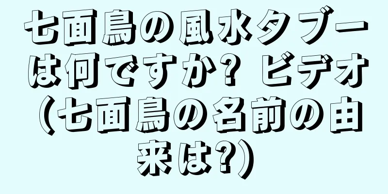 七面鳥の風水タブーは何ですか? ビデオ (七面鳥の名前の由来は?)