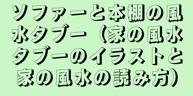 ソファーと本棚の風水タブー（家の風水タブーのイラストと家の風水の読み方）