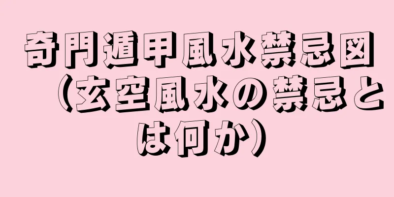 奇門遁甲風水禁忌図（玄空風水の禁忌とは何か）