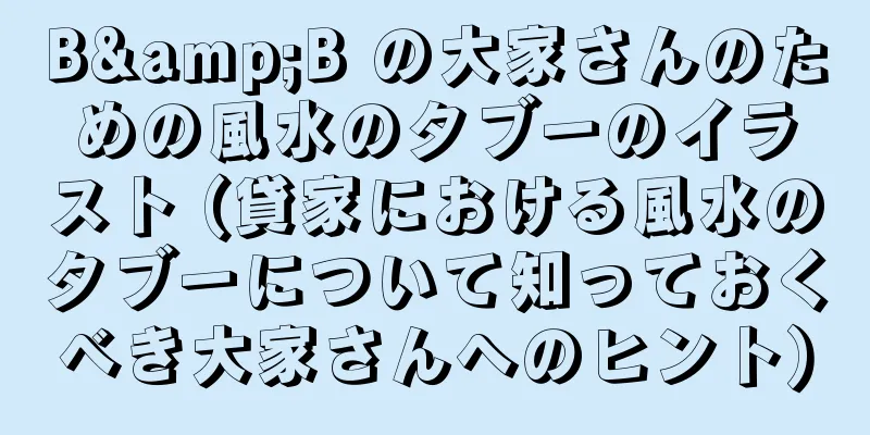 B&B の大家さんのための風水のタブーのイラスト (貸家における風水のタブーについて知っておくべき大家さんへのヒント)