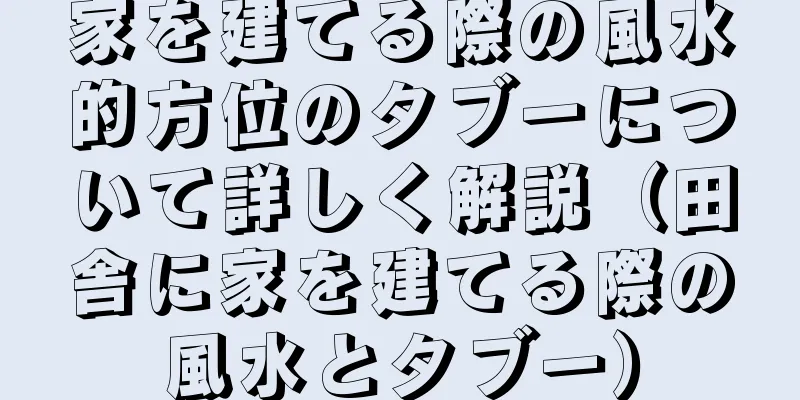 家を建てる際の風水的方位のタブーについて詳しく解説（田舎に家を建てる際の風水とタブー）