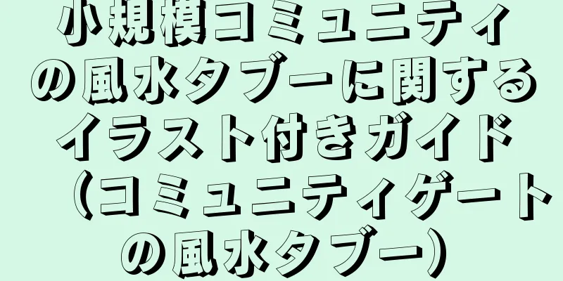 小規模コミュニティの風水タブーに関するイラスト付きガイド（コミュニティゲートの風水タブー）