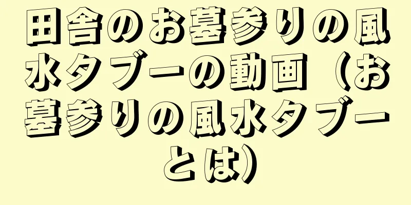 田舎のお墓参りの風水タブーの動画（お墓参りの風水タブーとは）