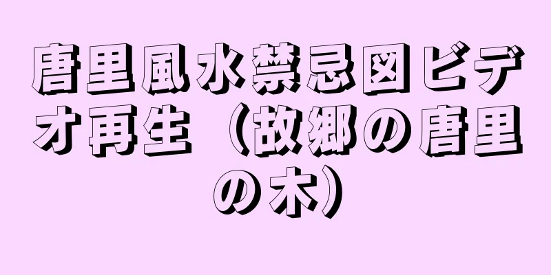 唐里風水禁忌図ビデオ再生（故郷の唐里の木）