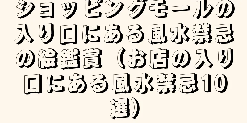 ショッピングモールの入り口にある風水禁忌の絵鑑賞（お店の入り口にある風水禁忌10選）