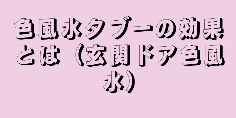 色風水タブーの効果とは（玄関ドア色風水）