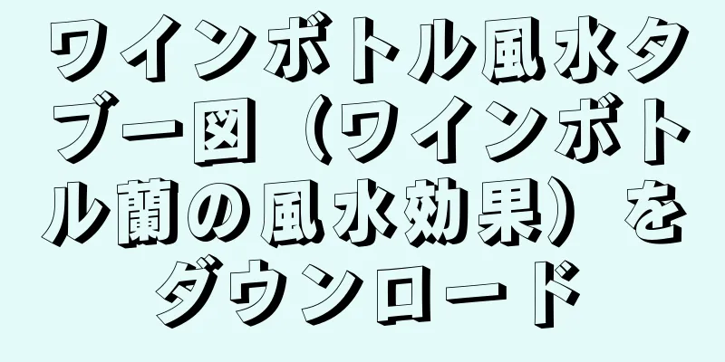 ワインボトル風水タブー図（ワインボトル蘭の風水効果）をダウンロード