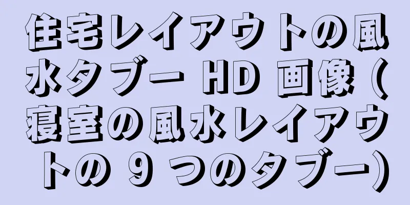住宅レイアウトの風水タブー HD 画像 (寝室の風水レイアウトの 9 つのタブー)