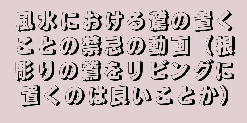風水における鷲の置くことの禁忌の動画（根彫りの鷲をリビングに置くのは良いことか）