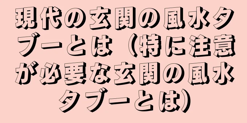 現代の玄関の風水タブーとは（特に注意が必要な玄関の風水タブーとは）