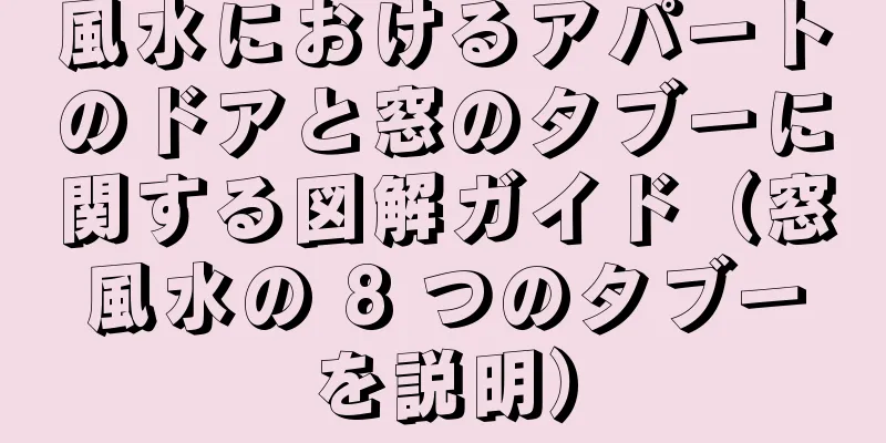 風水におけるアパートのドアと窓のタブーに関する図解ガイド（窓風水の 8 つのタブーを説明）