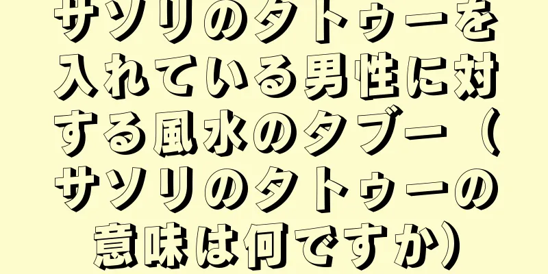 サソリのタトゥーを入れている男性に対する風水のタブー（サソリのタトゥーの意味は何ですか）