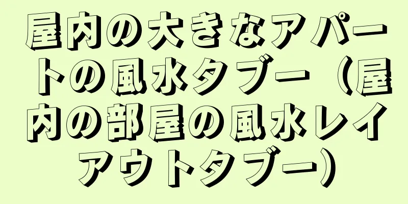 屋内の大きなアパートの風水タブー（屋内の部屋の風水レイアウトタブー）