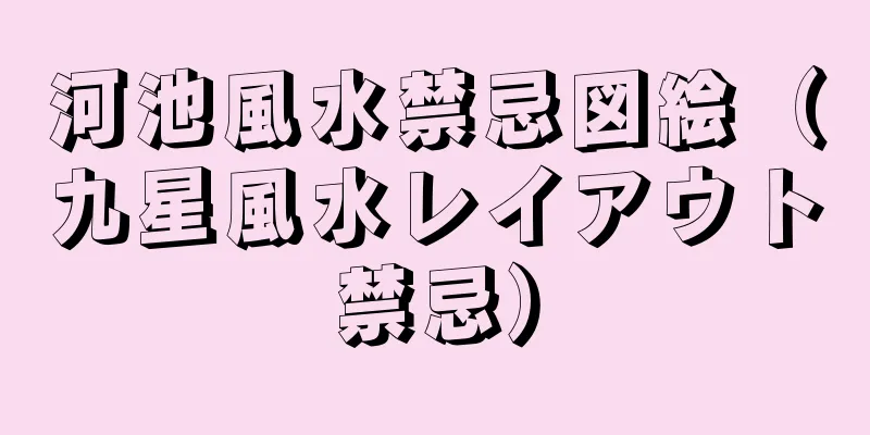 河池風水禁忌図絵（九星風水レイアウト禁忌）