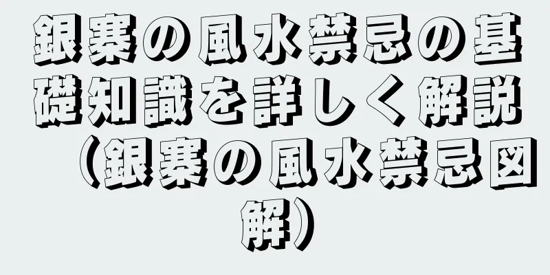 銀寨の風水禁忌の基礎知識を詳しく解説（銀寨の風水禁忌図解）