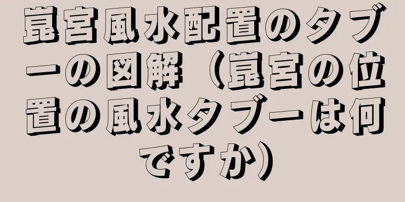 崑宮風水配置のタブーの図解（崑宮の位置の風水タブーは何ですか）