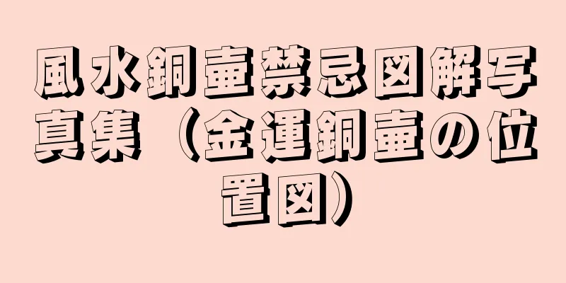 風水銅壷禁忌図解写真集（金運銅壷の位置図）