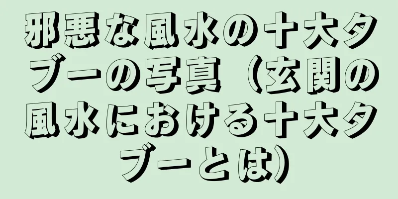 邪悪な風水の十大タブーの写真（玄関の風水における十大タブーとは）