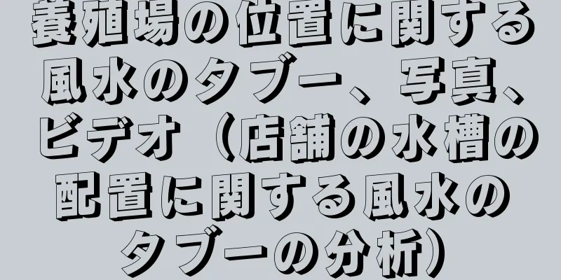 養殖場の位置に関する風水のタブー、写真、ビデオ（店舗の水槽の配置に関する風水のタブーの分析）