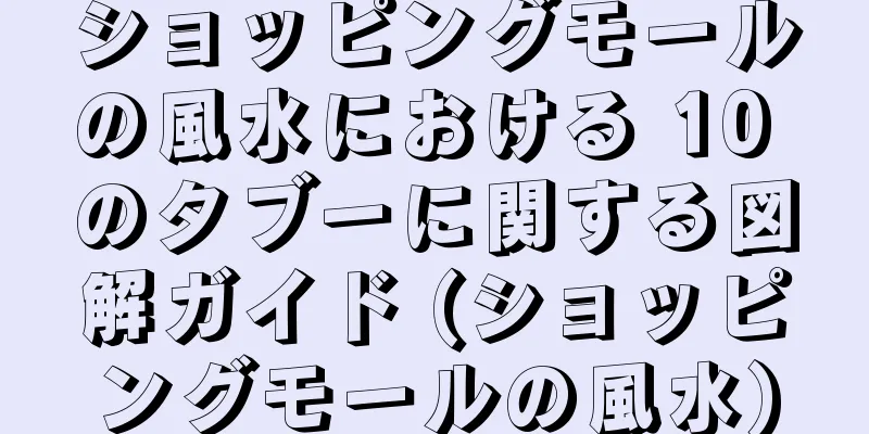 ショッピングモールの風水における 10 のタブーに関する図解ガイド (ショッピングモールの風水)