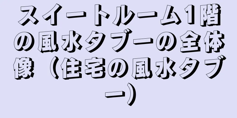 スイートルーム1階の風水タブーの全体像（住宅の風水タブー）