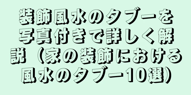 装飾風水のタブーを写真付きで詳しく解説（家の装飾における風水のタブー10選）