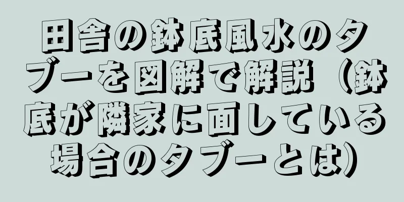 田舎の鉢底風水のタブーを図解で解説（鉢底が隣家に面している場合のタブーとは）
