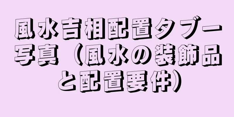 風水吉相配置タブー写真（風水の装飾品と配置要件）