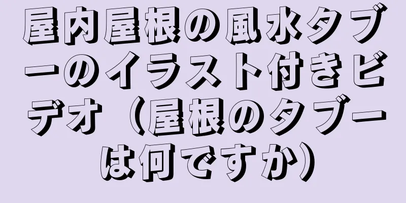 屋内屋根の風水タブーのイラスト付きビデオ（屋根のタブーは何ですか）