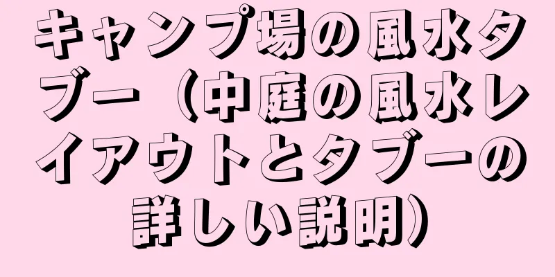 キャンプ場の風水タブー（中庭の風水レイアウトとタブーの詳しい説明）