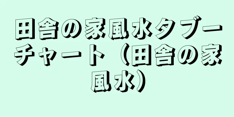 田舎の家風水タブーチャート（田舎の家風水）