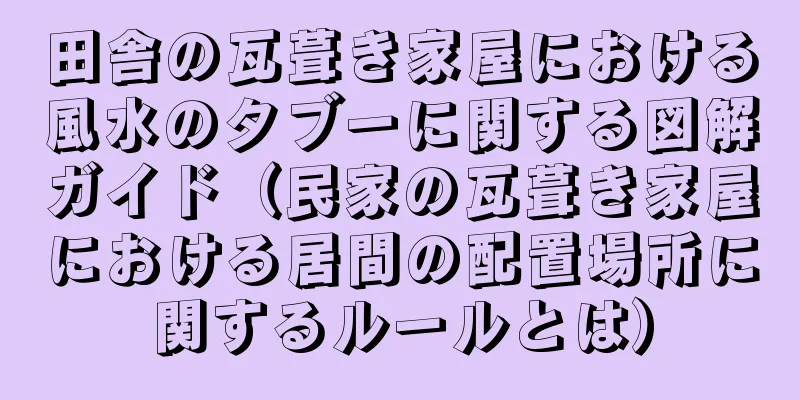 田舎の瓦葺き家屋における風水のタブーに関する図解ガイド（民家の瓦葺き家屋における居間の配置場所に関するルールとは）