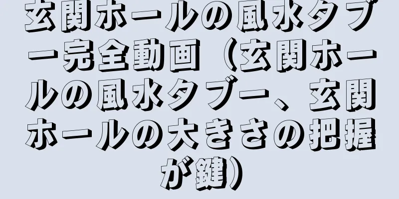 玄関ホールの風水タブー完全動画（玄関ホールの風水タブー、玄関ホールの大きさの把握が鍵）