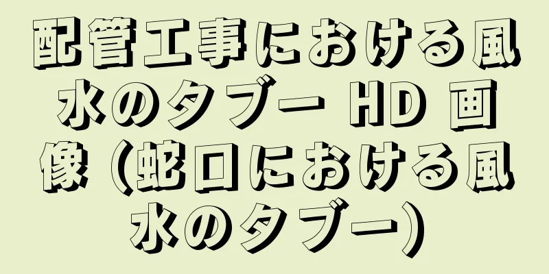 配管工事における風水のタブー HD 画像 (蛇口における風水のタブー)