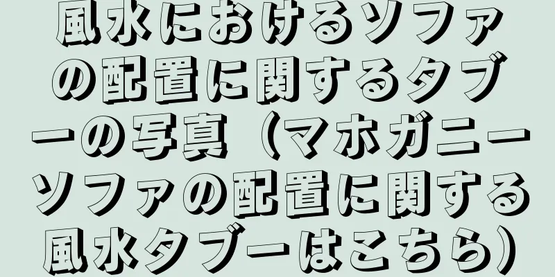 風水におけるソファの配置に関するタブーの写真（マホガニーソファの配置に関する風水タブーはこちら）