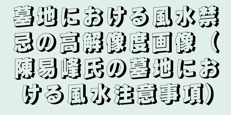 墓地における風水禁忌の高解像度画像（陳易峰氏の墓地における風水注意事項）