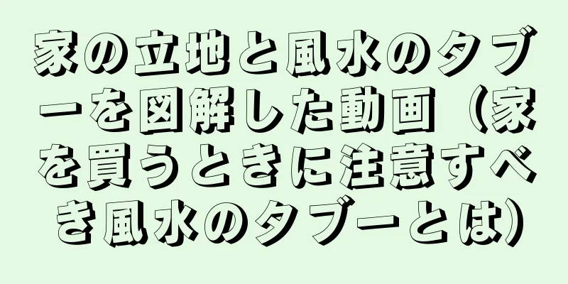 家の立地と風水のタブーを図解した動画（家を買うときに注意すべき風水のタブーとは）