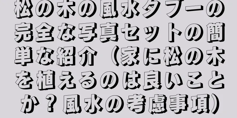 松の木の風水タブーの完全な写真セットの簡単な紹介（家に松の木を植えるのは良いことか？風水の考慮事項）