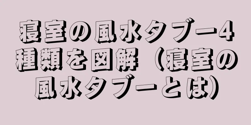 寝室の風水タブー4種類を図解（寝室の風水タブーとは）