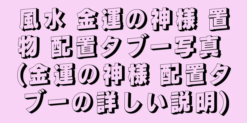 風水 金運の神様 置物 配置タブー写真 (金運の神様 配置タブーの詳しい説明)