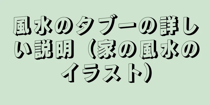 風水のタブーの詳しい説明（家の風水のイラスト）