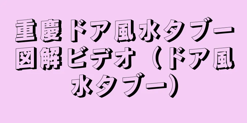 重慶ドア風水タブー図解ビデオ（ドア風水タブー）